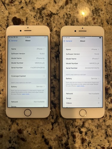 Apple iphone and lot - 7,